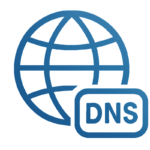 Gestion DNS redondance hébergement web premium, logo