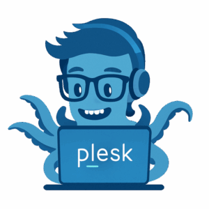 hébergement avec Plesk, logo