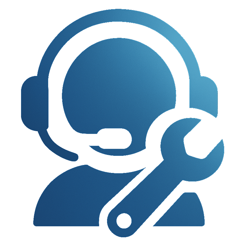 hébergement serveur avec monitoring 24/7, logo